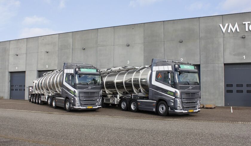 Vesthimmerland Biogas A/S und Vinkel Bioenergi ApS – 2 × 39.000-Liter-Gülletank-Sattelauflieger