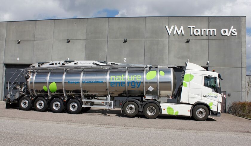 Nature Energy Biogas – 39.000-Liter-Gülletank-Sattelauflieger